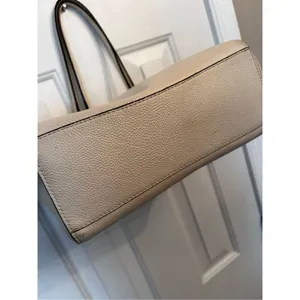 Coach TURNLOCK CHAIN TOTE 27 CHALK white or Pebble Leather Shoulder Bab thumbnail 7