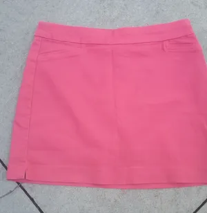 croft & barrow Pink Mini Skirt With Build Im Shorts Suoer Stretchy Size 10 thumbnail 1