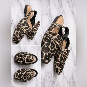 Leopard Print Slingback Loafers - Women size 6 thumbnail 4