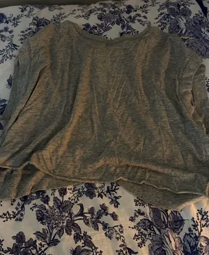 Free People My Time Tee Heather Grey thumbnail 1