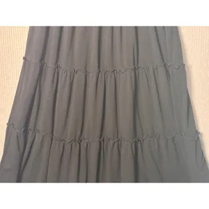 Whimsigoth Womens Tiered Midi Skirt S Black Lettuce Edge Ruffle Boho Cottagecore thumbnail 5