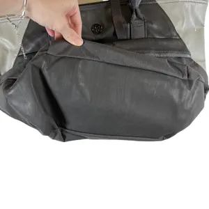 Lululemon Athletica Grey Colorblock Gym Tote Bag Large Shoulder Bag h2o *Flawed* thumbnail 8