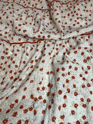 Nasty Gal Plant You See Maxi Dress, Size 4 Deep V-neck Floral Retro 70s Inspired thumbnail 3
