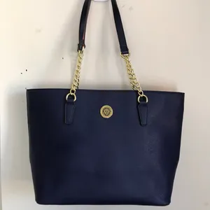 Anne Klein Dark Blue Leather Shoulder Bag thumbnail 8