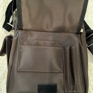 Crossbody Adjustable Medium Messenger Bag Many Pockets And Compartments Brown thumbnail 4