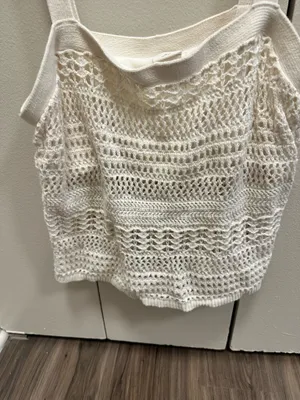 Abercrombie and Fitch crochet tank top thumbnail 2