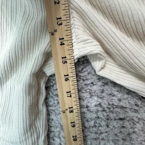 And Now This Corduroy Ivory Wide Leg Pants Sz 14 Minimalist Boho Scandi Academia thumbnail 8