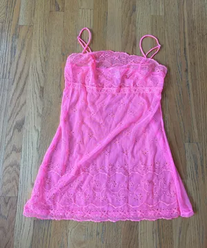 victoria’s secret babydoll mess slip dress thumbnail 1