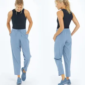 Summersalt The On-The-Go Pant in‎ Slate Blue Drawstring Plus Size US 22 thumbnail 2