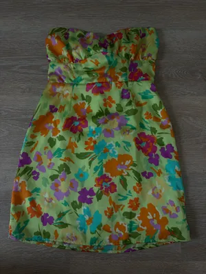 Le lis Strapless Floral Dress thumbnail 1