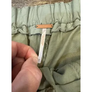 Free People Size Medium Green Cadet‎ Pull-On Jogger Pants Utility Boho thumbnail 6