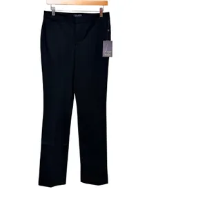 NYDJ Slim Trouser Black Dress Pants M11Z2020 Women Size 4 Inseam 33 NEW thumbnail 3