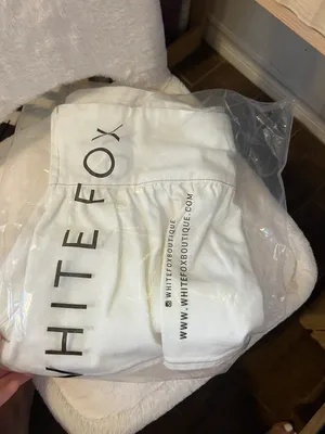 White Fox White Denim Top thumbnail 3