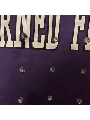 TCU Horned Frogs Purple Studded T-Shirt Size L thumbnail 3