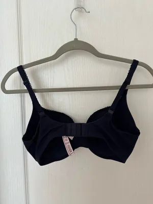 Victoria Sport Victoria's Secret Woman’s Push Up Bra Navy Padded Bra, Sz 32DD thumbnail 4