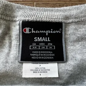 Champion Heather Grey Crop Top thumbnail 2