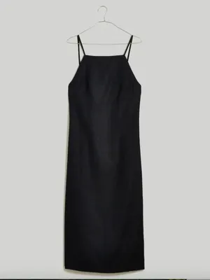 Madewell Goldie Midi Dress in 100% Linen thumbnail 6