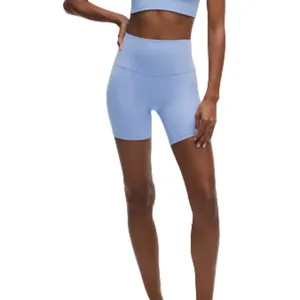 LULULEMON Align High-Rise Short 6" Women Sz 4 Blue Athletic Yoga Outdoor Comfort thumbnail 3