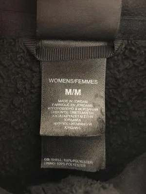 The North Face Womens Osito Jacket Plush Fuzzy Full Zip Pockets Black M thumbnail 5