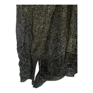 Michael Kors Womens Black Metallic Sweater,‎ Medium thumbnail 3