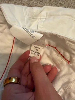 Tommy Hilfiger White Denim Mini Skirt thumbnail 4