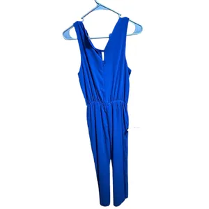 Sunday in‎ Brooklyn Mamie woven jumpsuit in cobalt blue size XS thumbnail 4