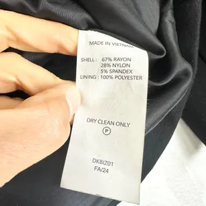 Quince Ultra Stretch Ponte Double Breasted Blazer Size Medium Black Minimalist thumbnail 6