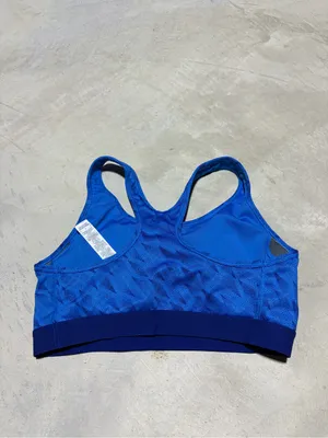 Nike Blue Racerback Sports Bra medium thumbnail 4