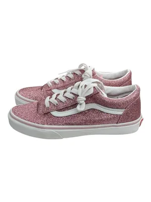 HTF: new Vans ✌︎︎ Old Skool Glitter Skate Shoe Sneaker ✌︎︎ Rose Gold Pink ✌︎︎ 7M thumbnail 7
