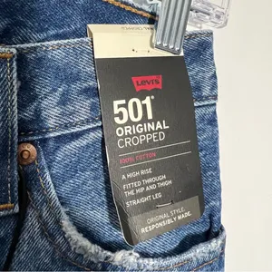 Levi's Women's 501‎ Original Premium Cropped Jeans Athens Ranks 24 x 26 Normcore thumbnail 11