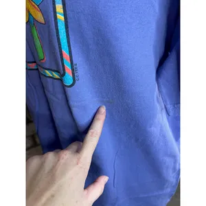 t-shirt graphic tee trees nelon yellow green bright 1990s purple thumbnail 5