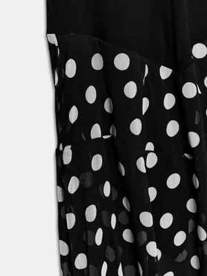 ZARA Polka Dot Combination Dress thumbnail 10