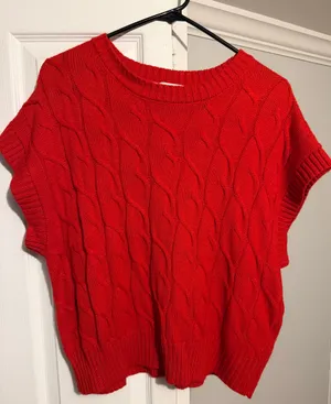 Red Double Zero Sweater Vest thumbnail 1