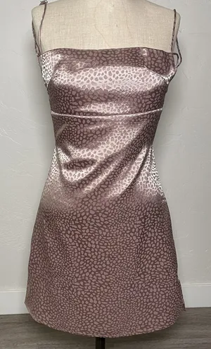 Lucy In The Sky Women's Dress Mini Animal Print‎ Homecoming Semi Formal S Pink thumbnail 1