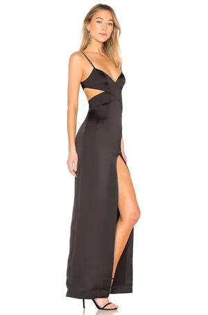 ✨Lovers & Friends Savannah Black Sz Small Gown✨ thumbnail 2