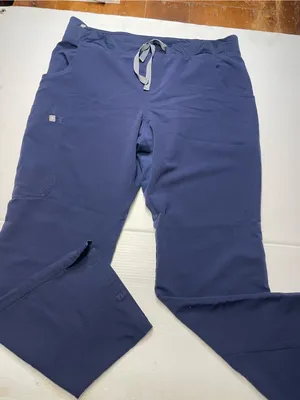 FIGS SCRUBS Womens Navy Blue Sz L Kade Cargo Pant thumbnail 1