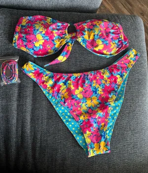 Wild Fable Reversible Bikini Floral Set thumbnail 1