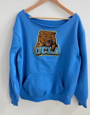 UCLA Bruins off-the-shoulder sweatshirt thumbnail 1