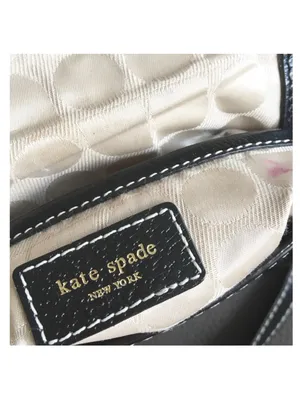 Kate Spade  Iconic Turnlock Gold Chain Handle Mini Bag Handbag  Black Leather thumbnail 11