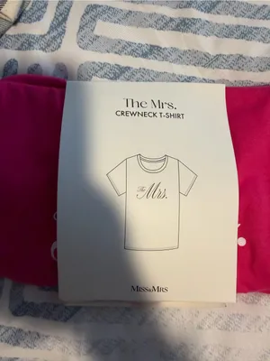 Pink "The Mrs." Graphic Tee thumbnail 2