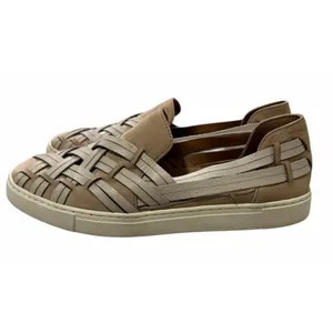 Frye Ivy Huarache Shoes Leather Slip On Sneaker Woven‎ Flats Women's Size 9M thumbnail 2