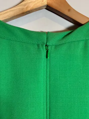 Boden Sleeveless Mini Shift Dress Women's 8R Kelly Green Preppy Cocktail Career thumbnail 12