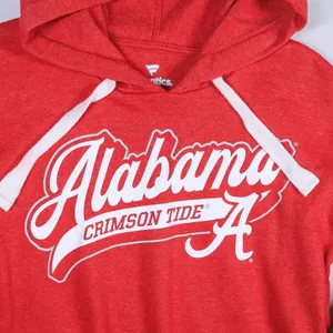 Fanatics Alabama Crimson Tide Women Small Red Hoodie Heathered High Low Pullover thumbnail 3