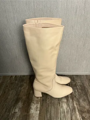 NWOB Seychelles Beige Knee High Block Heel Boots Size 10 thumbnail 9