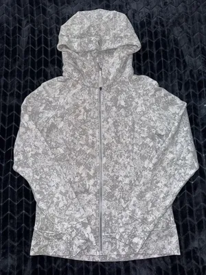Lululemon Hooded Define Jacket Nulu Hideaway Camo Starlight Size 10 thumbnail 1