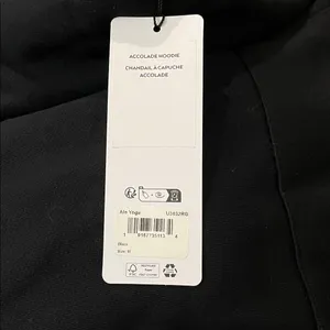 Alo Yoga NWT Accolade Hoodie Black Size M oversized thumbnail 9