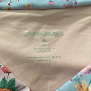 NWT Blackbough Valentina High Waist Floral Bikini Bottoms Size XL Pink thumbnail 8