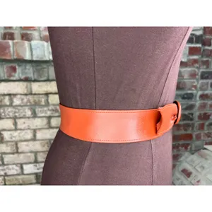 cinch belt Faux leather brown thumbnail 7