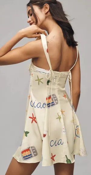 For Love & Lemons Ciao Underwire Slip Mini Dress thumbnail 7