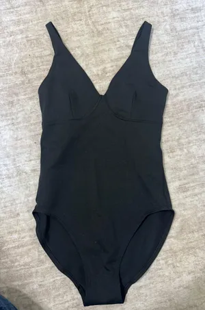 Outdoor Voices Flow Leotard In Black size small thumbnail 2